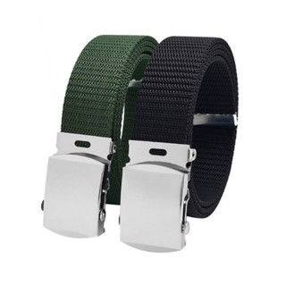 Thắt lưng nam dây dù DHM-013 | Dây nịt vải dù mặt khoá lăn mặt in nổi thời trang | Bảo hành 12 tháng