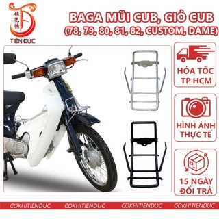 Baga mũi xe cub 78 79 80 81 82 86 inox ba ga trước cánh én custom chal cup cúp