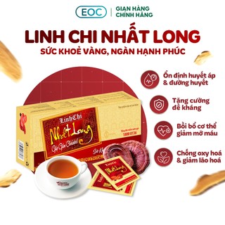 Combo 2 hộp trà thảo dược linh chi nhất long-ổn định huyết áp,tiểu đường,men gan cao,mỡ máu,ngủ ngon