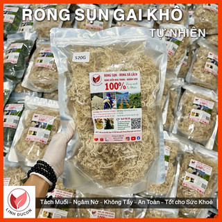 1kg rong sụn khô không muối, không tẩy | rong sụn biển nấu chè làm gỏi nộm salad | linhducon