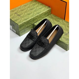 Giày Lười Nam Công Sở Cao Cấp, giày da nam gucci cao cấp.giày moca gucci01.