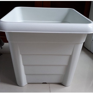 Chậu Trồng Cây, Chậu Nhựa Vuông Cao Loại Chuyên Trồng Cây Ăn Trái / Cây Lâu Năm - Gốc Bo Nhẹ - Siêu Dày và Nặng (4 size)