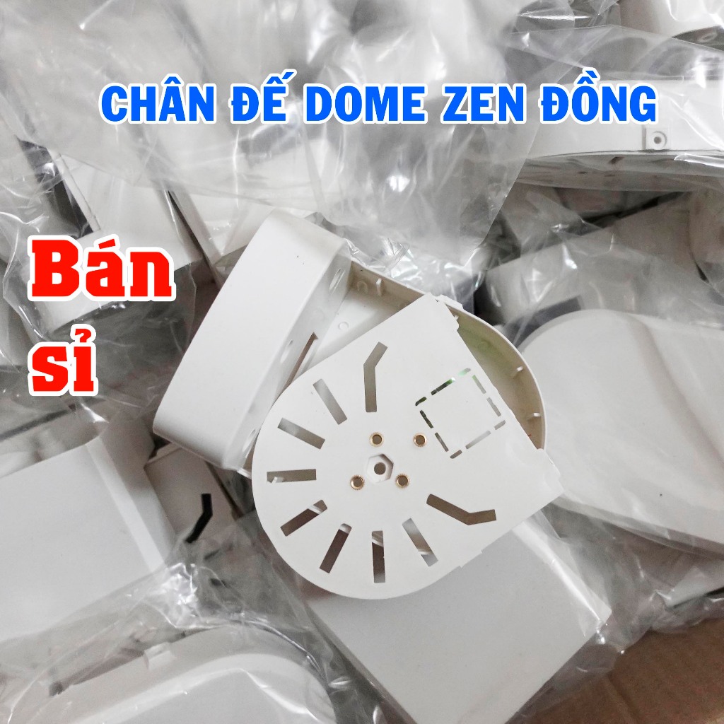 (Combo 5c) Chân đế DOME zen đồng gắn tường cho CAMERA - CHÂN ĐẾ NHỰA CAMERA DOME ZEN ĐỒNG