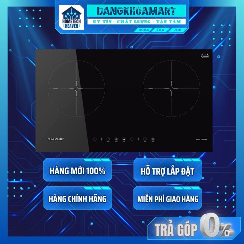 Bếp từ đôi Sunhouse SHB8100