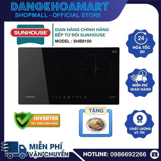 Bếp từ đôi sunhouse shb8100