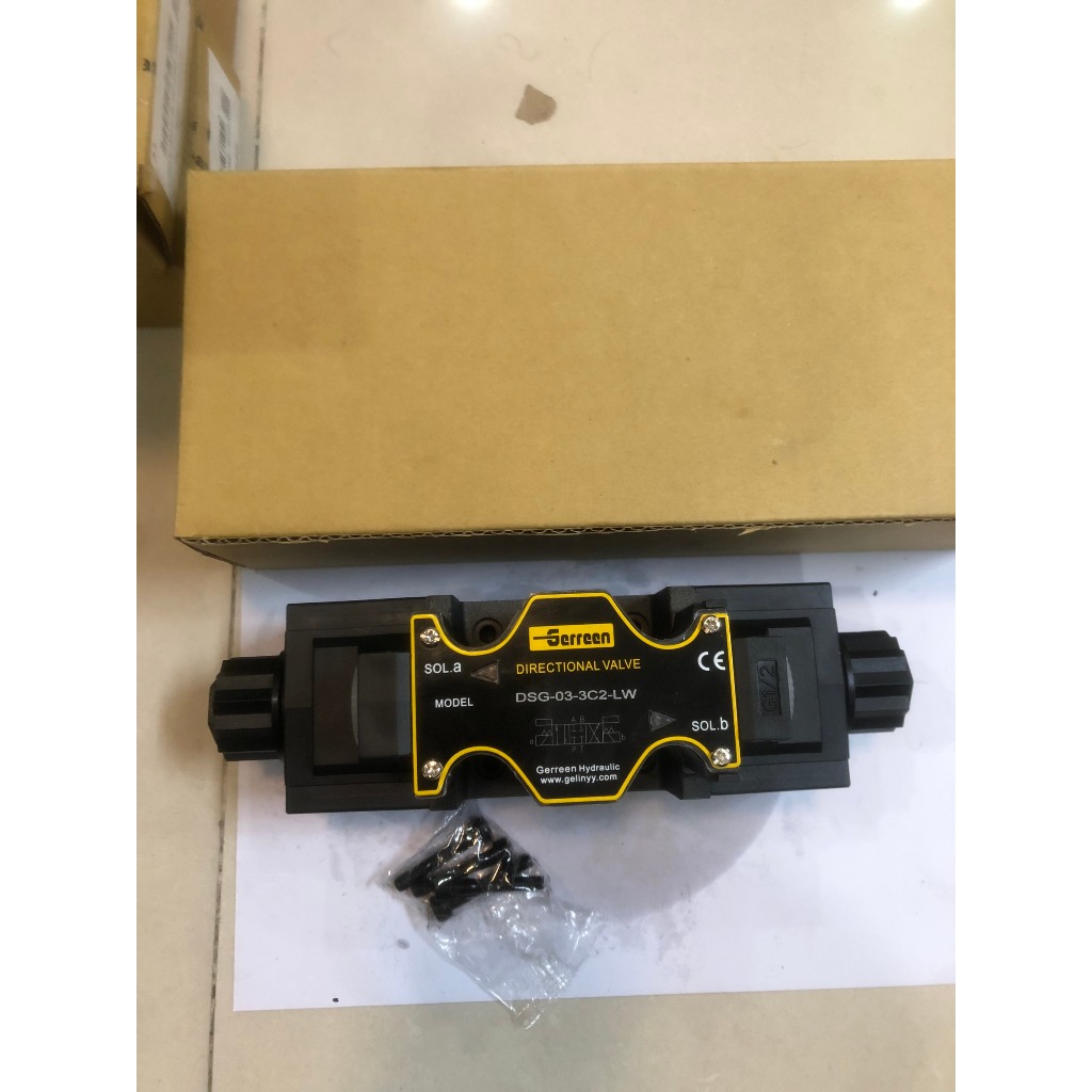 ATS_Van điện thủy lực DSG-03-3C2-LW GERREEN hàng đài loan