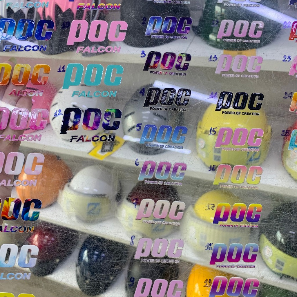 Tem POC size nhỏ Chính Hãng Dán Cho Poc P07