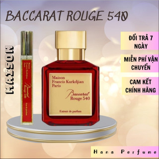 Nước Hoa Unisex Baccarat Rouge 540 Chiết 10ml -  Hana