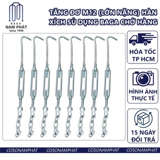 Tăng đơ dài m12 hàn xích cho ba ga chở hàng chở đồ tăng đưa baga paga 3ga