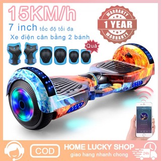 Xe cân bằng điện 7 inch,xe điện cân bằng kết nối Bluetooth, xe điện mini cho người lớn và trẻ em 2 bánh