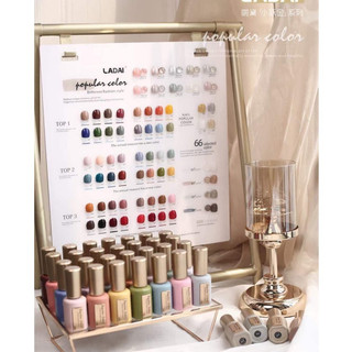 Set sơn cao cấp ladai 66 màu chính hãng dành cho thợ nail chuyên nghiệp