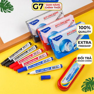 Hộp 10 bút viết bảng trắng Thiên Long,bút lông bảng Chính Hãng