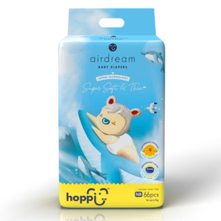 Bỉm - Tã dán Hoppi Airdream Newborn 66 miếng