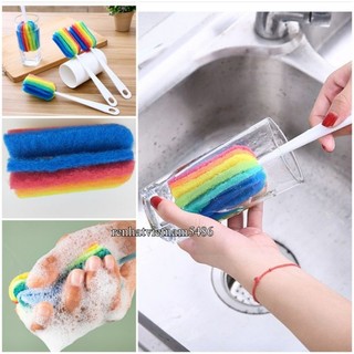 Cọ rửa ly, bình nước, bình sữa, cốc chén 7 màu