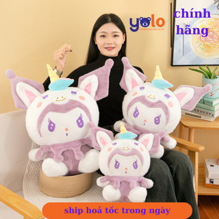 Gấu bông Kuromi kỳ lân hàng chính hãng cao cấp nhập khẩu. thù nhồi bông kuromi