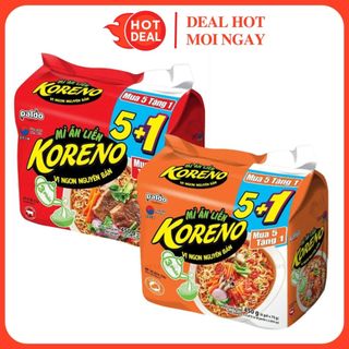Lốc 5 gói mì koreno bò cay/kim