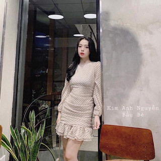 pass váy chấm bi