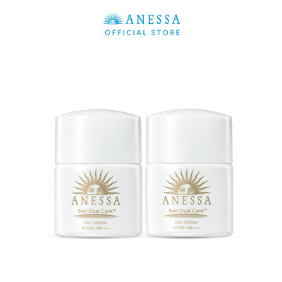 [HB GIFT] Bộ 2 serum Chống Nắng Dưỡng Da Nâng Tông Anessa Day Serum SPF50+ PA++++ 6ml