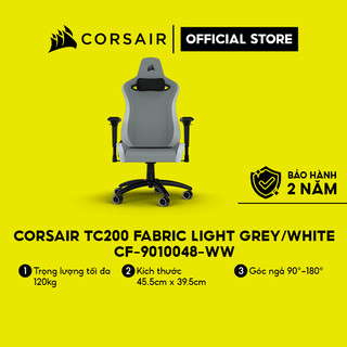 Ghế Corsair TC200 Fabric Light Grey/White / CF-9010048-WW