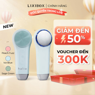  Máy Rửa Mặt Massage Tích Hợp Liệu Pháp Ánh Sáng và Nhiệt Halio Multi-task Cleansing & Massaging