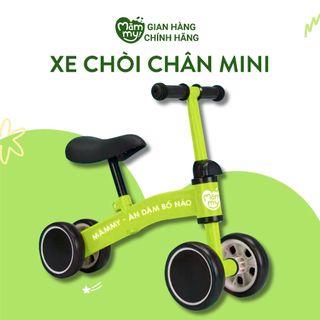  Xe chòi chân Mămmy màu xanh tập đi thăng bằng cho bé từ 1-4 tuổi