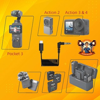Cáp chuyển đổi âm thanh 3.5mm TRS to Type-C or Lightnign