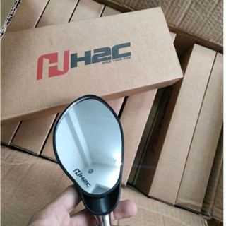 Kính yaz h2c gương xe máy chân xi inox gắn wave future sirius exciter và nhiều dòng xe khác
