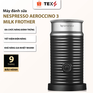 Hoả Tốc HN – Máy Đánh Sữa Nespresso Aeroccino 3, Tạo Bọt Capuchino, Latte, Dễ Vệ Sinh, BH 15 Tháng
