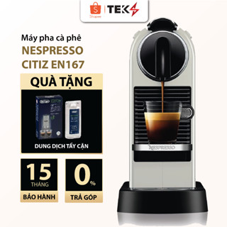 Máy pha cà phê viên nén tự động Nespresso Citiz EN167, Công suất 1260W, Áp suất 19 bar, BH 12 Tháng