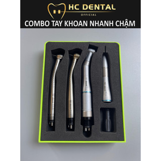 Set tay khoan nhanh chậm, bộ tay khoan nha khoa, tay khoan nha khoa, tay khoan nhanh, tay khoan chậm