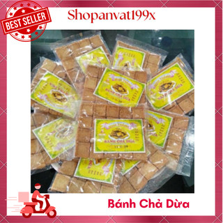 1 gói bánh chả dừa 20c, món ăn vặt tuổi thơ thơm ngon giòn rụm