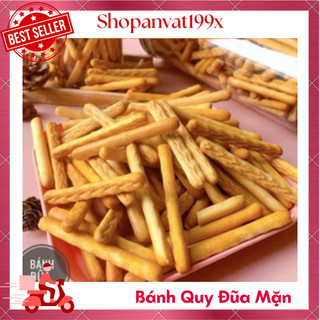 Bánh Quy Đũa mặn, bánh quy món ăn vặt tuổi thơ, shop ăn vặt 199x