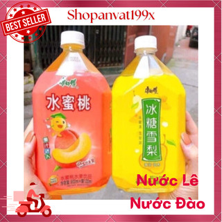 Nước ép hoa qủa kangsifu chai 1000ml, nước lê, đào đài loan - shop ăn vặt 199x