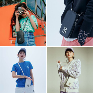 Túi Đeo Chéo MLB NY Mini Monogram Bag  Full Tag Code