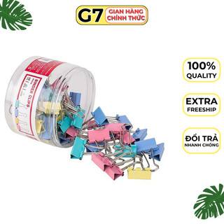 Hộp kẹp màu,kẹp bướm màu 15mm/19mm/25mm/32mm/41mm/51mm