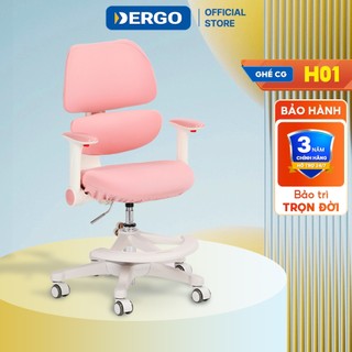 Ghế Chống Gù DERGO ISmart H01 Tặng Bọc Đệm Ghế Và Tựa Lưng Vải 3D Cao Cấp