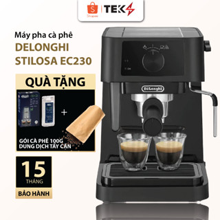 Máy Pha Cà Phê DeLonghi Stilosa EC230 cho Gia đình, Văn phòng, Áp suất 15 Bar, BH 12 tháng