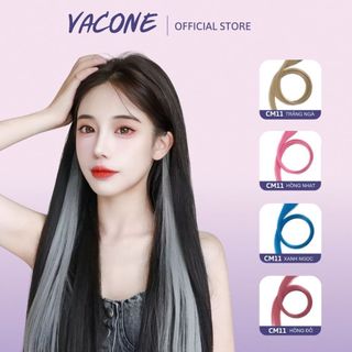 Tóc giả highlight VACONE Tóc giả kẹp highlight nhiều màu phong cách Hàn Quốc CM11