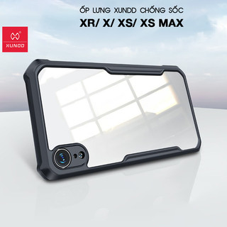   Hỏa Tốc HCM  Ốp lưng XUNDD iPhone XR  X  XS  XS Max  BEETLE SERIES  - Chống shock Mặt lưng trong - Trong 