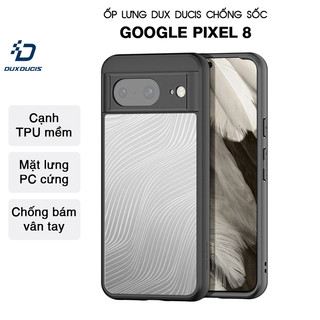 Ốp lưng DUX DUCIS Google Pixel 8 (AIMO SERIES) Viền TPU, Mặt lưng PC Chống bám vân tay