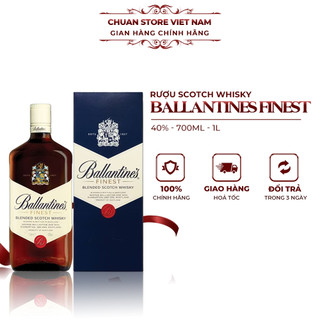 Rượu Ballantines Finest Blend Scotch Whisky chai 700ml/1L nhập khẩu chính hãng