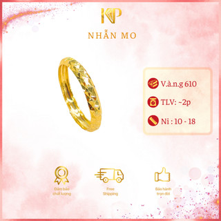Nhẫn mo vàng 610 kb kim phát