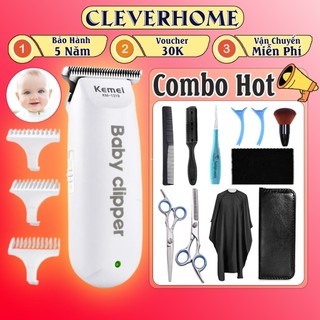 Tông đơ cắt tóc, Tăng đơ hớt tóc trẻ em giá rẻ chính hãng kemei 1319 loại tốt an toàn cho bé
