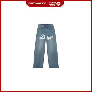 Quần DirtyCoins Dico Comfy Wide Leg Women Jeans - Moss Blue