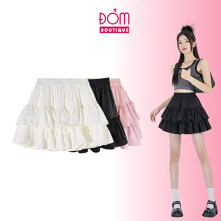 Chân Váy Freesize Ngắn Xòe 2 Tầng Có Quần Chống Lộ Chất Nhẹ Mát Đỏm Boutique CV20