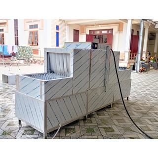 Máy rửa bát băng chuyền, máy rửa bát công nghiệp