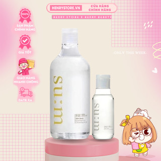 Nước tẩy trang giàu ẩm 3 trong 1 SUM Skin Saver Essential Cleansing Water 100ml 400ml