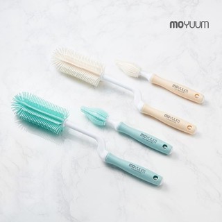 Chổi cọ rửa bình sữa silicone hãng Moyuum cho bé Mega Lucy