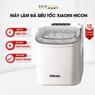 Máy Làm Đá Viên Hicon Tủ Đá Giữ Nhiệt Mini Gia Đình Tạo Đá Siêu Tốc Trong 6 đến 8 phút- Máy Làm Đá Gia Đình Tiện Dụng