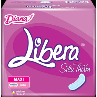 ốc 6 gói Diana siêu thấm Libera dày/mỏng
